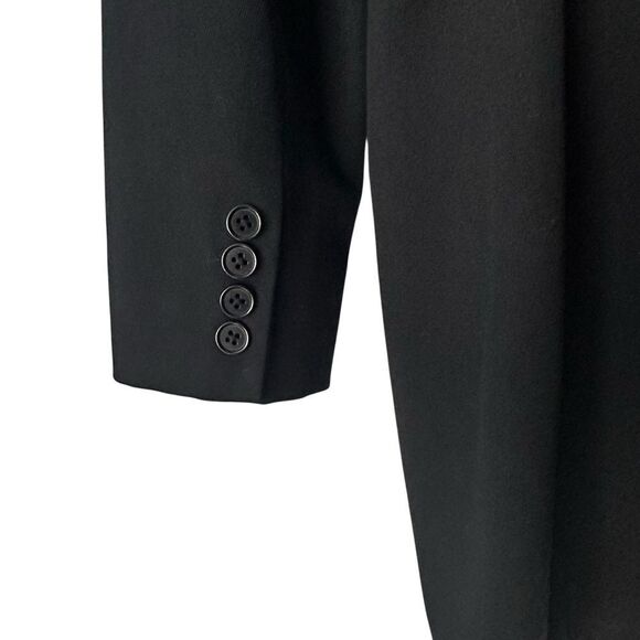 Ralph Lauren Vintage Wool Velvet Collar Long Equestrian Riding Jacket| Size 10P - Picture 8 of 12